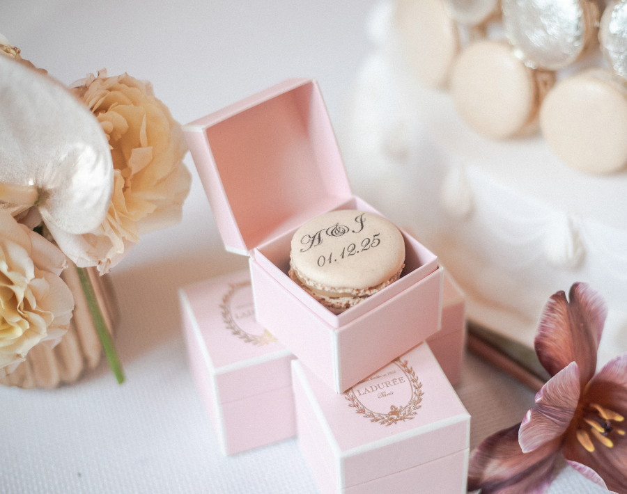 Elevate your special day with Ladurée wedding flavours