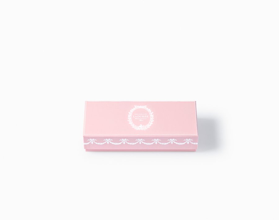 Intemporel 12 macarons gift box pink