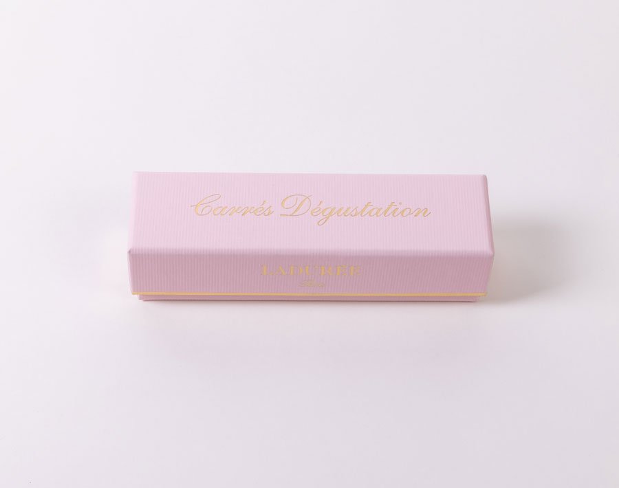 chocolate gift box - Ladurée 24 delicious dark and milk chocolate squares for the coffee