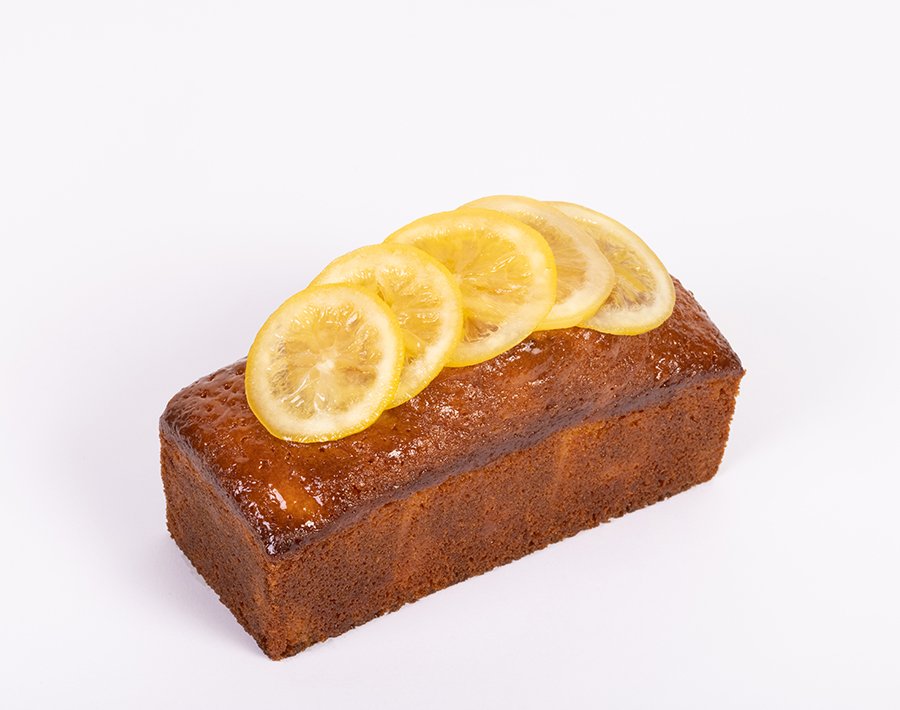 Soft cake filled with candied lemon